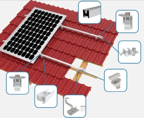 Tile Roof Mounting Kit