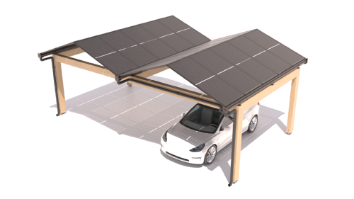 Residential Solar Carport - ICS RESI 2P