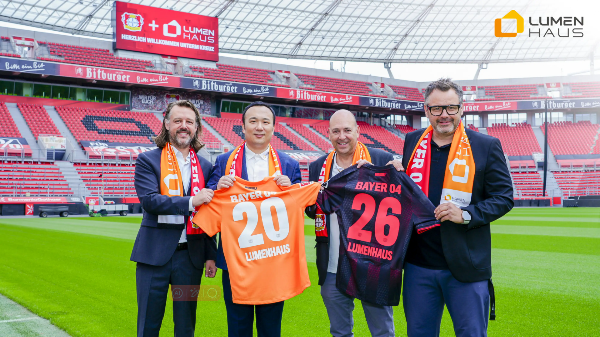 LumenHaus Powers Bayer 04 Leverkusen as Official Premium Partner for 2025/26 Season