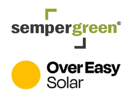 Logo Over Easy Solar & Sempergreen