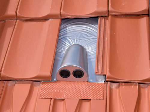 plica Double Pipe Roof Feedthrough